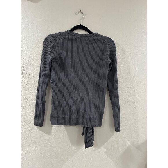 Brochu Walker Dean Blouse Wool Gray size medium color Gray - Picture 8 of 8